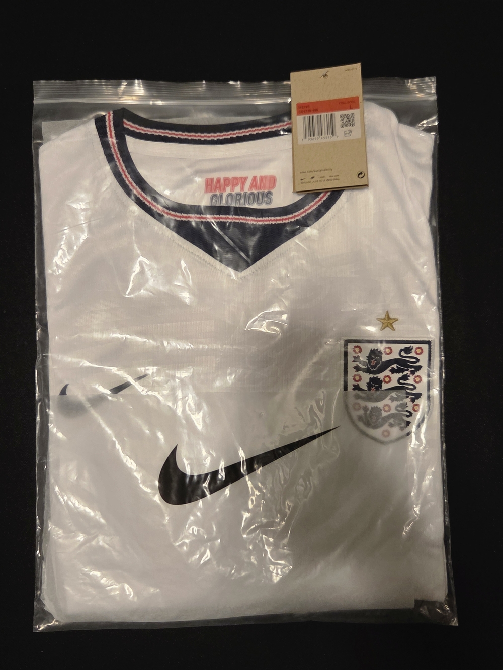 Nike England White National Team Soccer Jersey - Picture 7 of 8